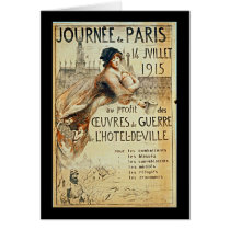 Journée de Paris Greeting Card