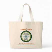 Journey Circle Plain Tote bags