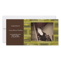 Journey Graduation Photo Card