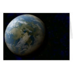 Journey into the depths of outer space: new earth greeting cards