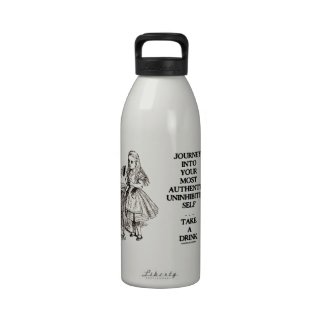 Journey Into Your Most Authentic Uninhibited Self Water Bottles