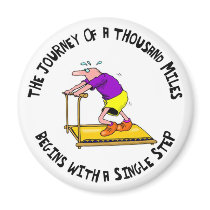 Journey Of A Thousand Miles Magnet