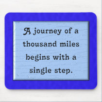 journey of a thousand miles mousepads