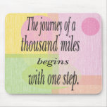 Journey Thousand Miles Mouse Pads