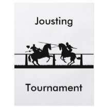 Jousting, Jousting, Tournament Full Color Flyer