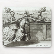 Jousting Tournament in a square Mouse Pad