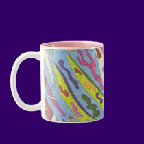 Joy, Abstract Art Mug by RLMdesignes Joy, Abstract Art Mug