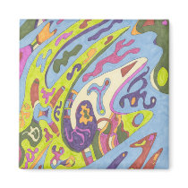 Joy, abstract magnets by RLMdesignes Joy, abstract magnets
