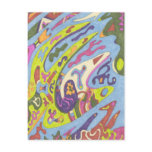 Joy, abstract post cards