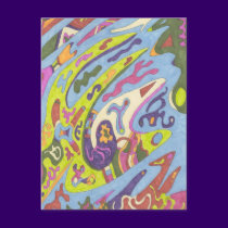 Joy, abstract postcards