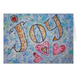 Joy Art Greeting Card