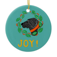 Joy Black Lab Ornament By Stephen Huneck ornament