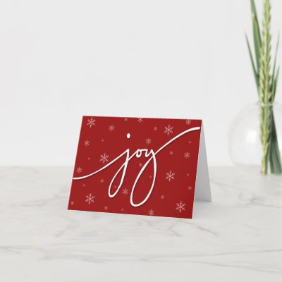 Joy Greeting Card