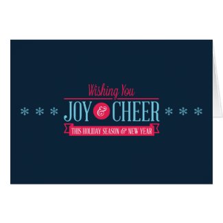 Joy & Cheer Holiday Card