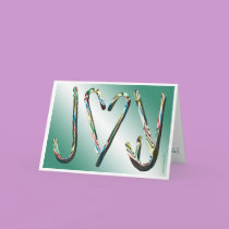 "Joy" Christmas Card