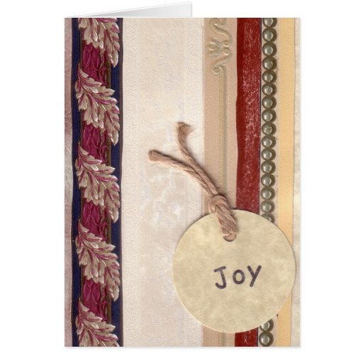 Joy Christmas Card | Zazzle