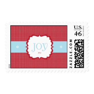 Joy Christmas Postage stamp
