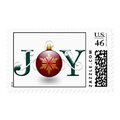 'Joy' Christmas Postage