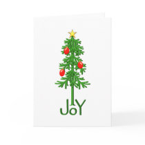 Joy Christmas Tree cards