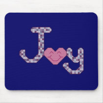 Joy Cross Stitch mousepads by ingasi Joy Cross Stitch mousepads