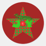 JOY for the Holidays on Apparel and Gifts Round Sticker