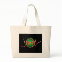 JOY, GINGERBREAD KIDS & CANDY by SHARON SHARPE Canvas Bags