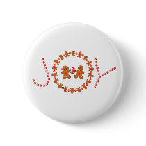 JOY, GINGERBREAD KIDS & CANDY by SHARON SHARPE buttons