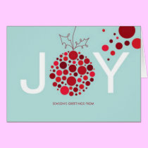 Joy Greeting Card cards