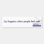 Joy Happens bumper sticker