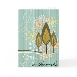 Joy- Holiday Card card