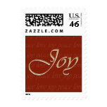 Joy Holiday Custom Postage postage