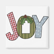 JOY Holiday Tshirts and gifts Fridge Magnet
