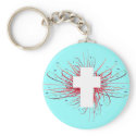 JOY! in the Cross Keychain