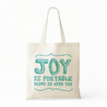 Joy is Portable Bag in Seafoam green