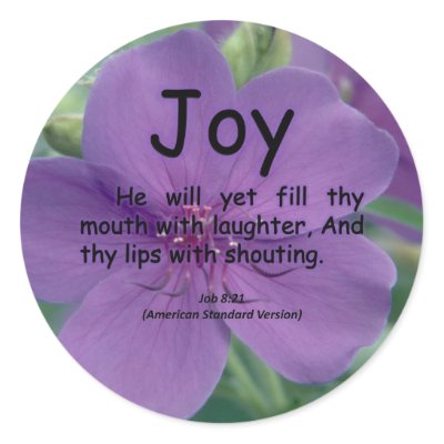 Bible verses on joy.