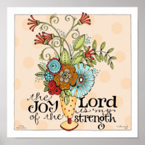 Joy of the Lord - 12 x 12 Art Print posters