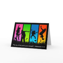 Joy of the Lord Christian Card Nehemiah 8:10 by ScenicEarthStudios Joy of the Lord Christian Card Nehemiah 8:10