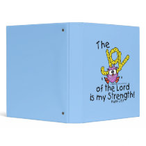 Joy of the Lord Pink Owl 3 Ring Binders