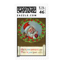 Joy Peace Christmas Postage Stamps