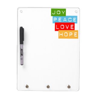 Joy Peace Dry Erase Board