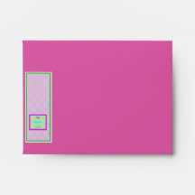 Joy Peace Love Hip Trendy Note Card Envelope