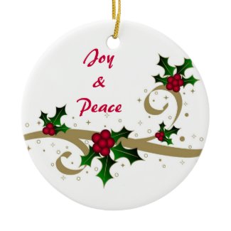 Joy & Peace - Ornament ornament