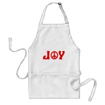 Joy Peace Sign Apron