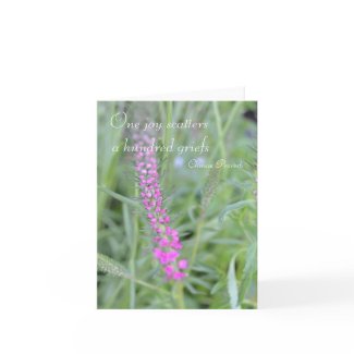 Joy Quote Card card