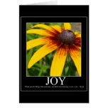 Joy Rumi Motivational Flower Card