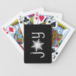 Joy Snowflake : Playing Cards