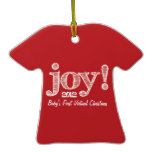 Joy! Sonogram First Christmas Keepsake Ornament ornaments