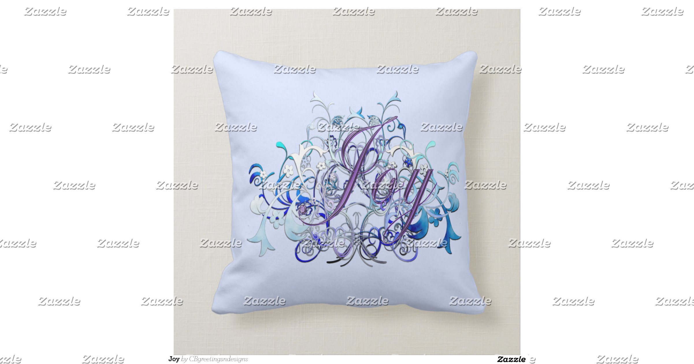 Joy Throw Pillows Zazzle