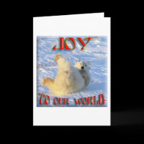 Joy to Our World from the Polar Bears cards