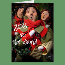 Joy To The World Christmas Card cards
